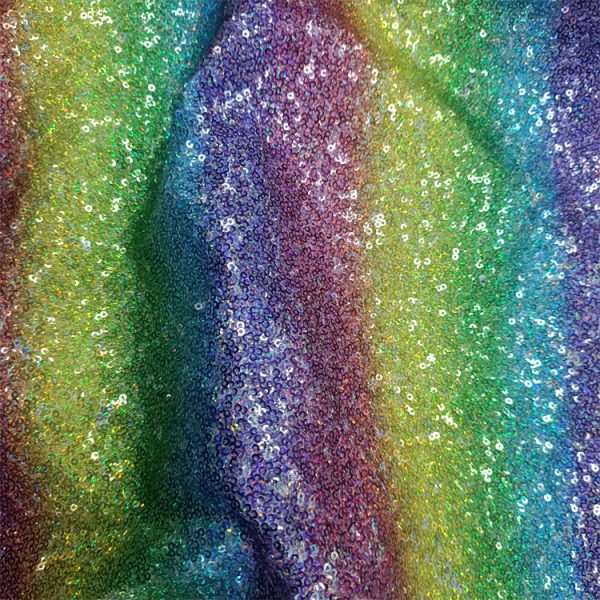 3mm neon pink sequin fabric for sale - Image 5