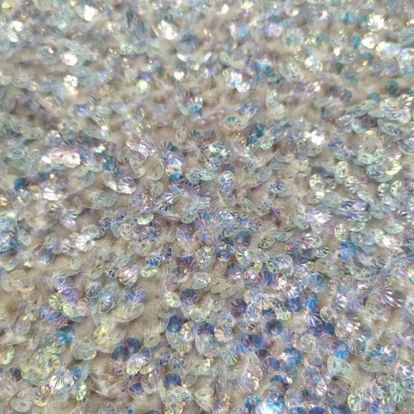 Wholesale 5mm shinny iridescent sequin fabric with sequins - Image 7