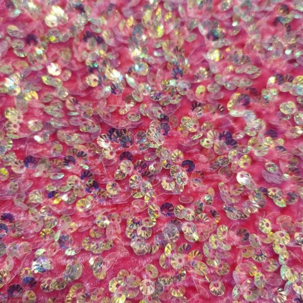 Wholesale 5mm shinny iridescent sequin fabric with sequins - Image 5