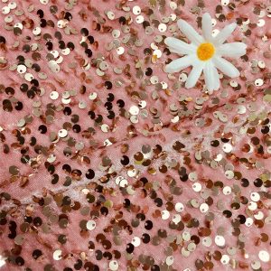 blush sequin fabric