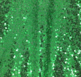 green sequin fabric by the yard