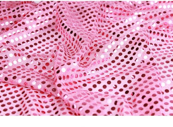 blush pink sequin fabric