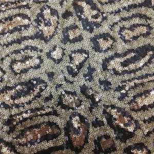 cheetah sequin fabric